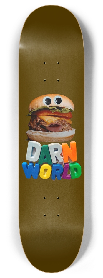 DARN BURGER 8” 8 Inch Skateboard Deck