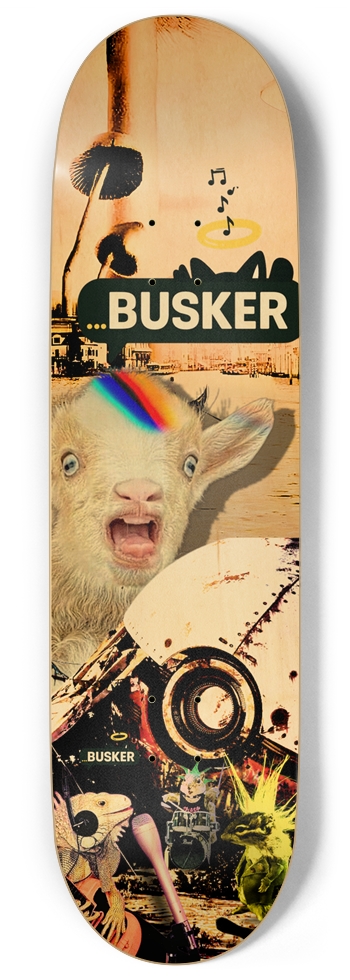 Jam-Mon...BUSKER 9" Skateboard (Natural)
