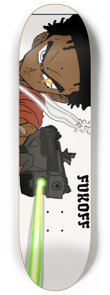 YN fukoff 8-1/4 Skateboard Deck