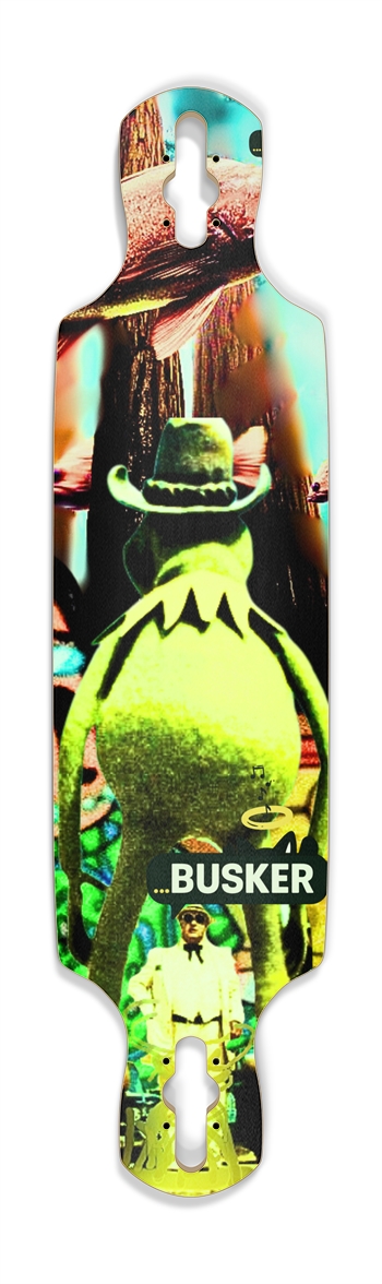 Glow Out...BUSKER Drop Through Longboard (Glows-in-the-Dark)