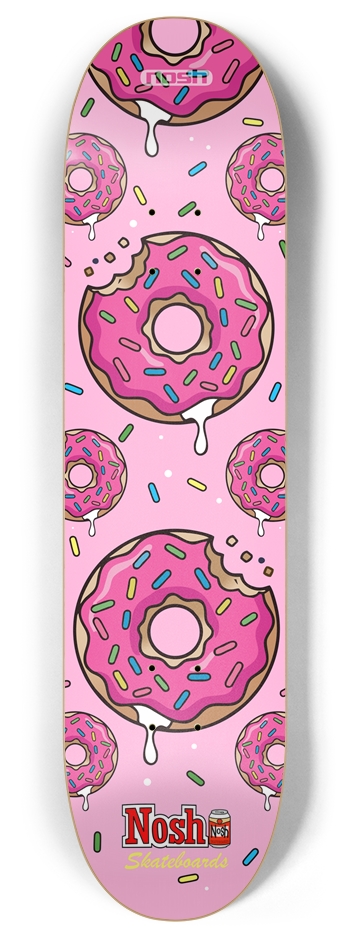 Mmm, Donut (Pink) 8 Inch Skateboard Deck
