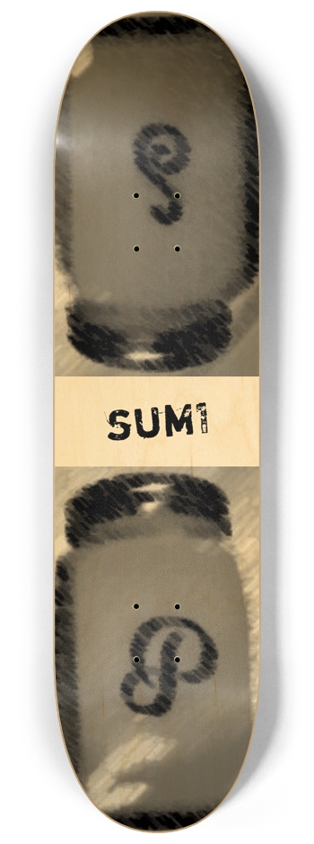 Sum1sk8boards salt & pepper 8 1/4 deck 8-1/4 Skateboard Deck
