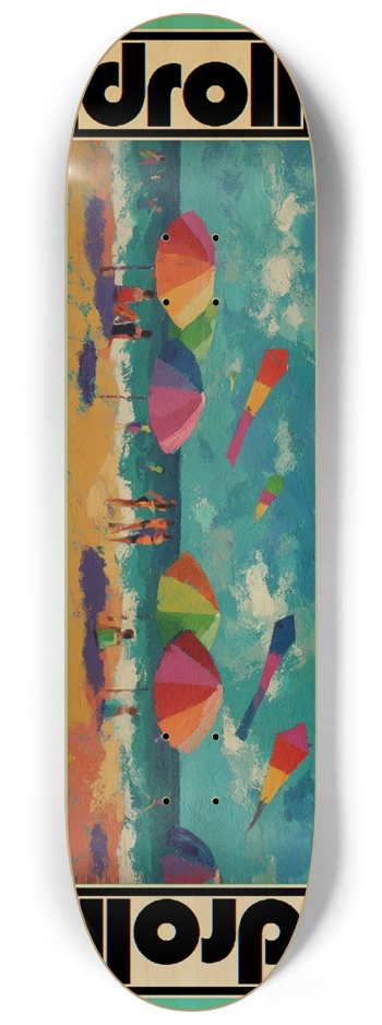 beach scene 04 8-1/4 Skateboard Deck