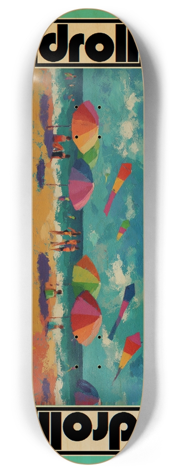 beach scene 04 8 Inch Skateboard Deck