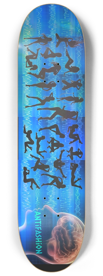 Bee Ee AY You Tea Full 8-1/4 Skateboard Deck