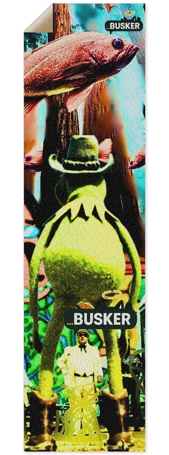 Glow Out...BUSKER | Griptape | 9x33 9 x 33 Inch Griptape