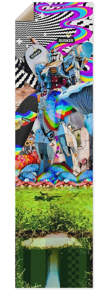 Nada Gun Dam...BUSKER | Griptape | 9x33 9 x 33 Inch Griptape