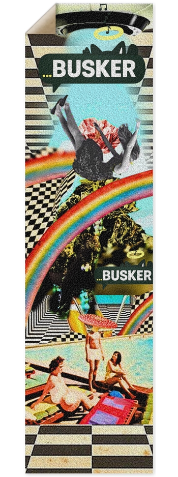 Pool Party...BUSKER | Griptape | 9x33 9 x 33 Inch Griptape