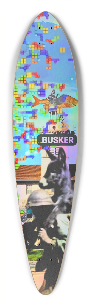  Platero y Yo School of Mines...BUSKER | Pintail| | Longboard | (Holographic)