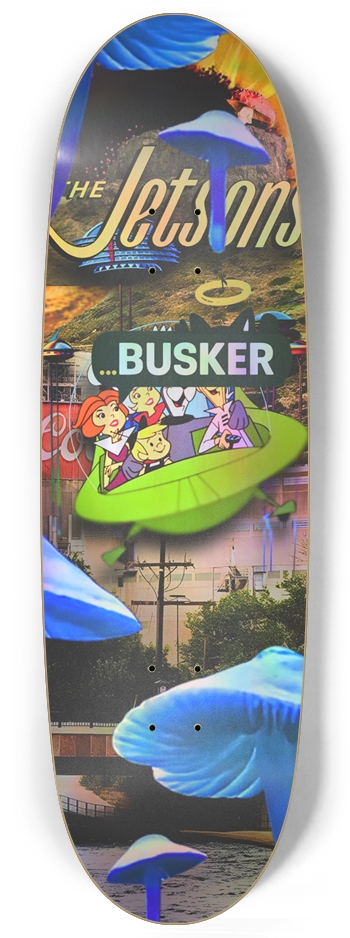 The Jetsons in Golden...BUSKER Egg Skateboard (Holographic)) Egg Shape