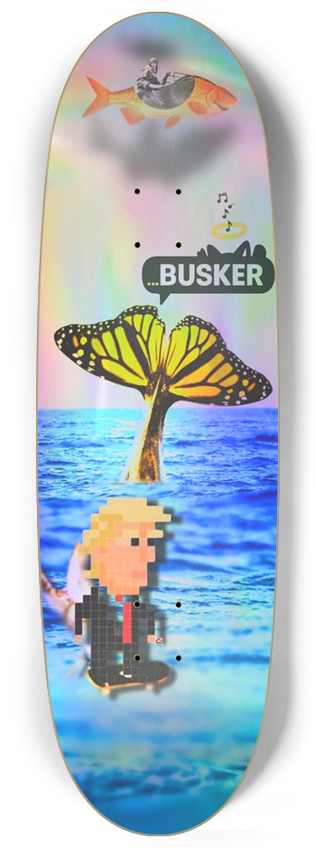 Mr...BUSKER Egg Skateboard (Holographic)
