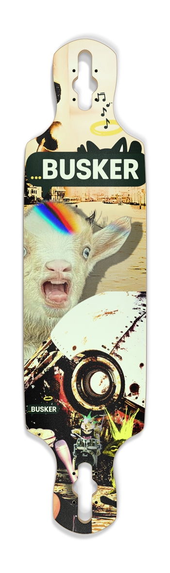 Jam-Mon...BUSKER Drop Through Longboard (Glow-in-the-Dark)