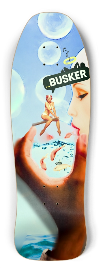 The Best Apology Is A Change of Behavior...BUSKER Shredder | Retro Skateboard Shredder Shape