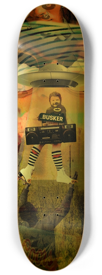 Coors Golden Speaker...BUSKER 8.25" Skateboard 8-1/4 Skateboard Deck