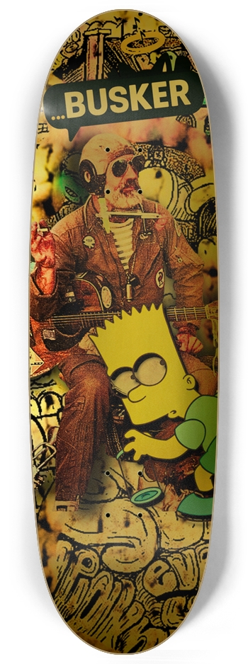 ...BUSKER House Egg Skateboard (Gold Foil) Egg Shape