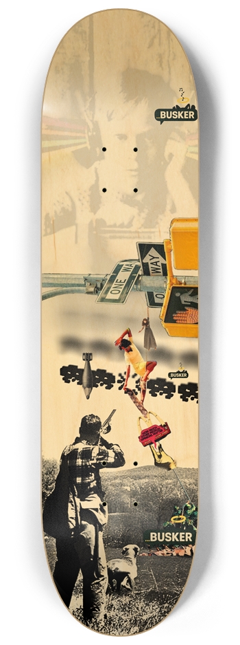 Holy Arch Asana...BUSKER 8.25" Skateboard (Natural) 8-1/4 Skateboard Deck