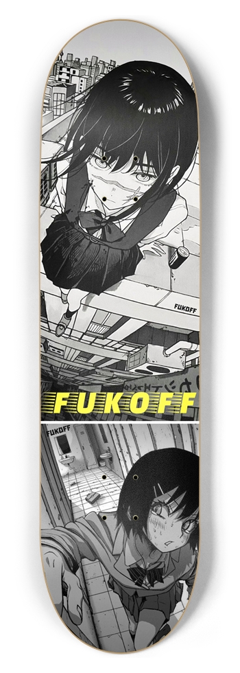 other worlds xFUKOFF 8-1/2 Skateboard Deck