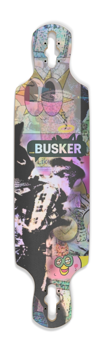 Platero y Yo | Social Detox...BUSKER Drop Through Longboard (Holographic)