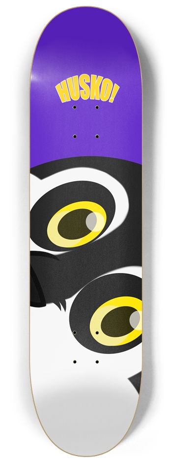 Husko! Huskball - Purple 8-1/4 Skateboard Deck
