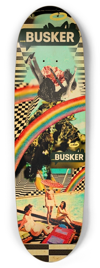  Pool Party...BUSKER | Football Skateboard | (Natural)