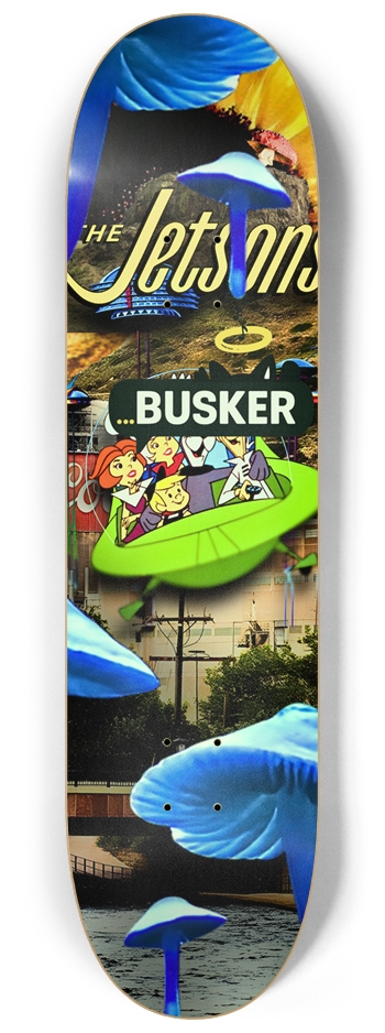 The Jetsons in Golden...BUSKER 8.25" Skateboard (Glows-in-the-Dark) 8-1/4 Skateboard Deck