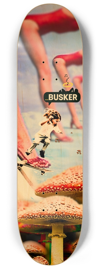 Drop In...BUSKER 8.25" Skateboard (Natural)