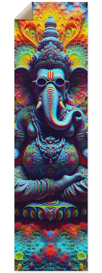 Griptape Psychedelic Fractal Ganesha 0008 8K 9 x 33 Inch Griptape
