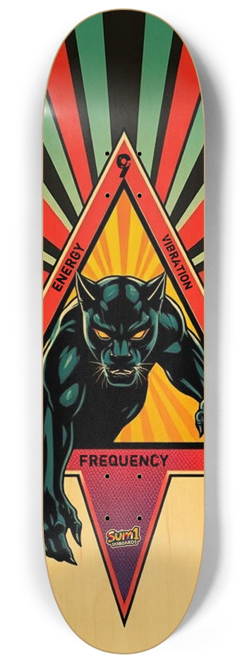 sum1sk8boards tri panther 8 1/4 skateboard 8-1/4 Skateboard Deck