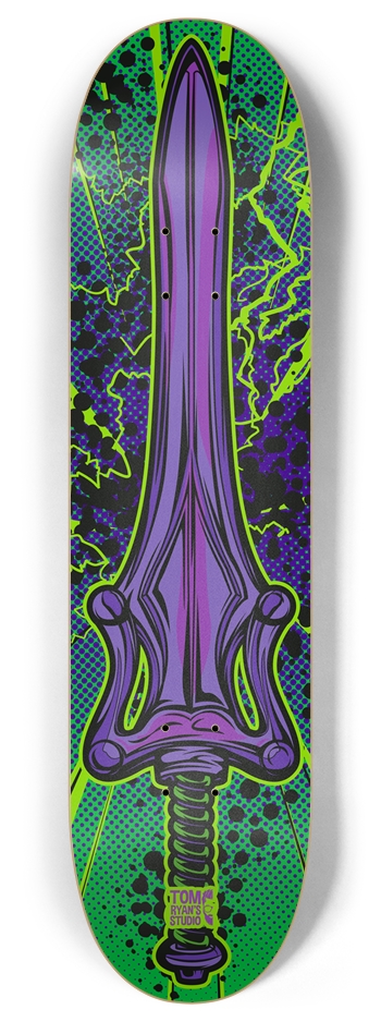 Skele Glow 8 Inch Skateboard Deck