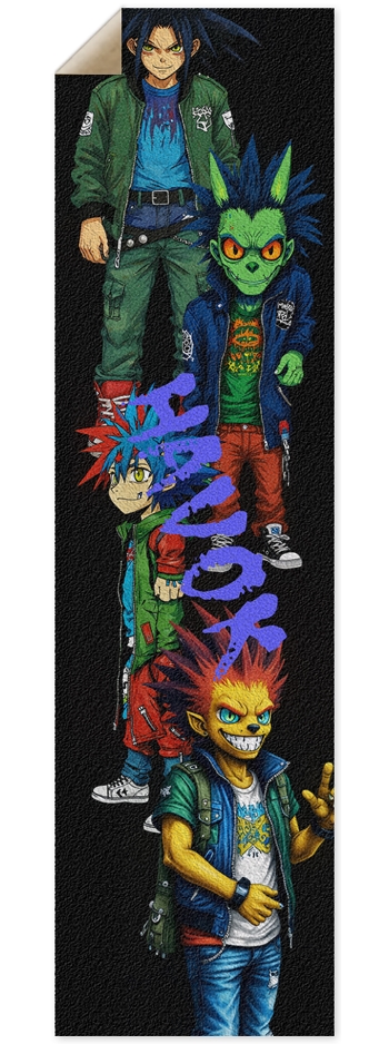 Slimer skate squad 9 x 33 Inch Griptape