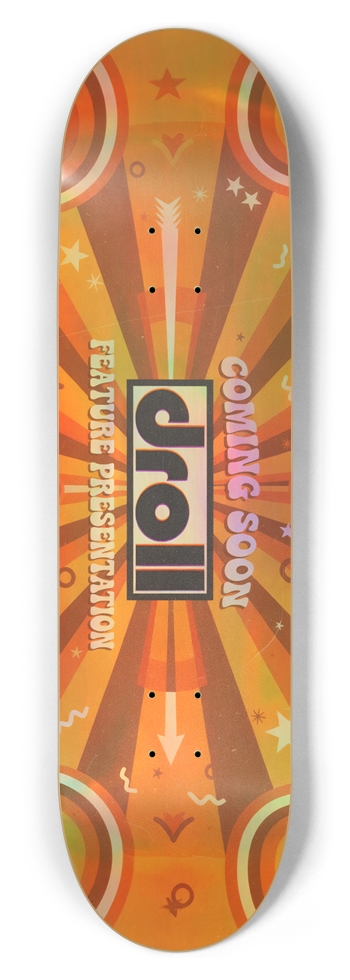 feature presentation 03 8-1/2 Skateboard Deck