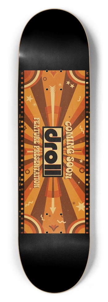 feature presentation 02 8-1/2 Skateboard Deck