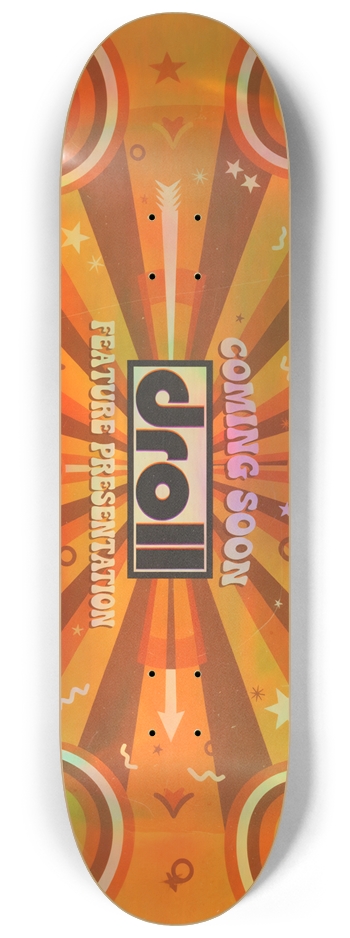 feature presentation 03 8-1/4 Skateboard Deck