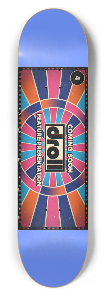 feature presentation 01 8-1/2 Skateboard Deck