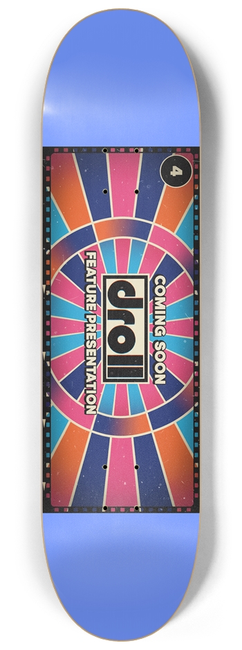 feature presentation 01 8-1/4 Skateboard Deck