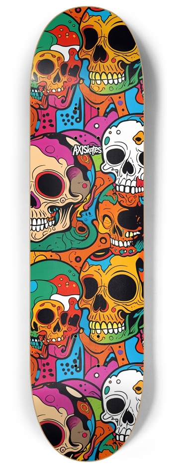 Psychedelic Skulls - Custom Popsicle