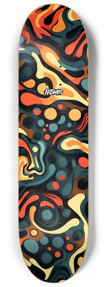 Lava Lamp 2 - Custom Popsicle 8-1/4 Skateboard Deck
