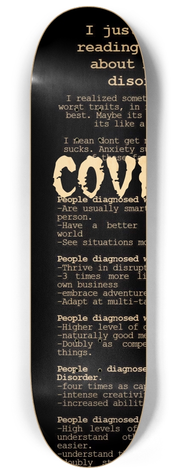 ART SERIES ( you get both decks ) 🍸🐈⬛ #1 8-1/4 Skateboard Deck