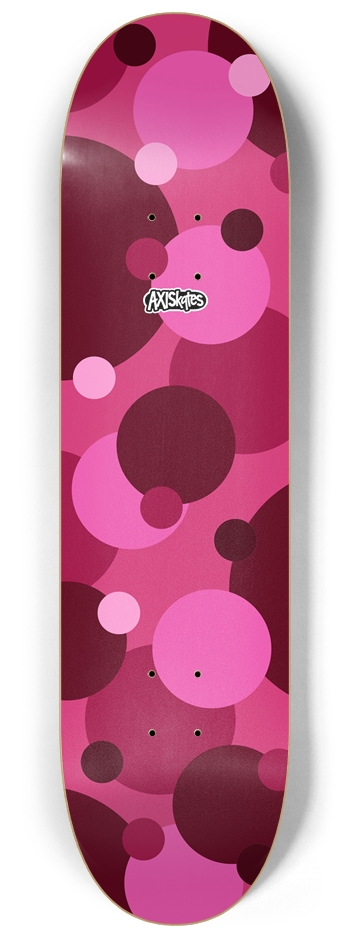 Color Dots Pinkurple - Custom Popsicle Abstract Simple Art Bright Colors Pink and Purple