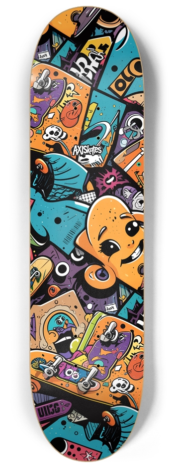 Comic Skates I - Custom Popsicle