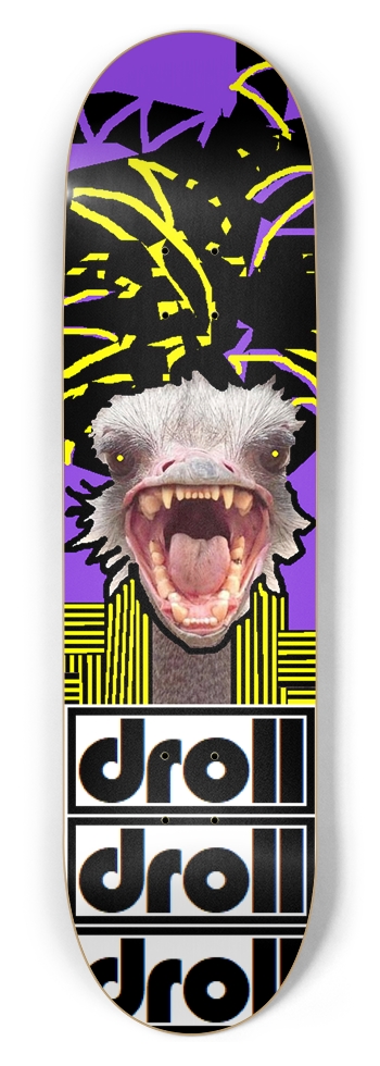 screaming ostrich 02 8-1/2 Skateboard Deck