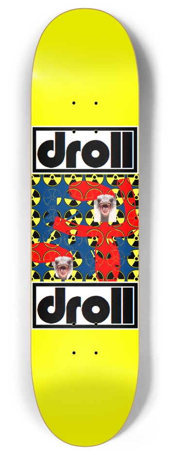 biohazard ostrich bright yellow