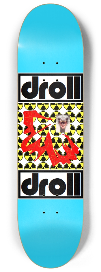 biohazard ostrich sky blue 8-1/4 Skateboard Deck