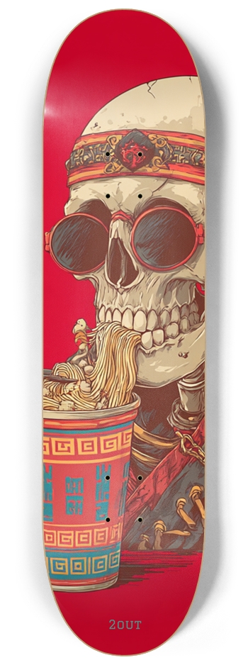 Noodles or Die 2out Skateboard 8-1/4 Skateboard Deck