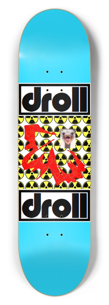 biohazard ostrich sky blue 8-1/2 Skateboard Deck