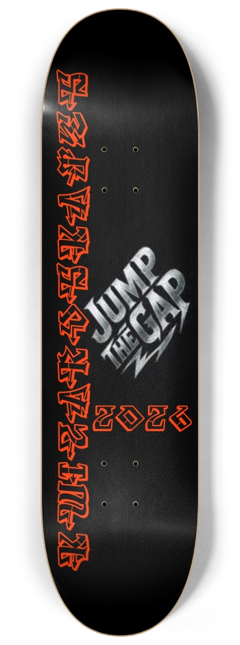 NEW SCHOOL JUMP THE GAP 2026 8-1/4 Skateboard Deck