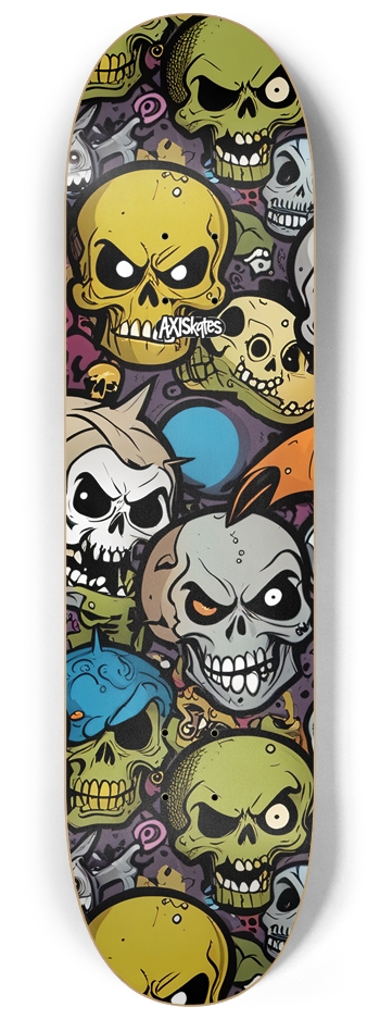Grouchy Skulls 2 - Custom Popsicle Intense Skulls Muted Colors