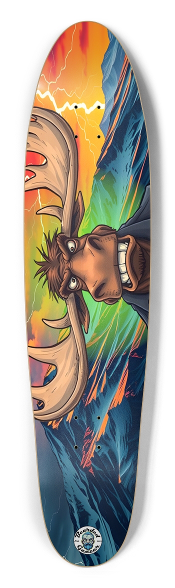 Angry Moose - Longboard Deck Longboard Shape