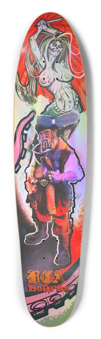 Dread Pirate Santos Custom Longboard Longboard Shape