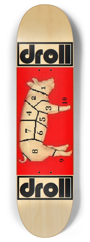 pork portions 8 Inch Skateboard Deck